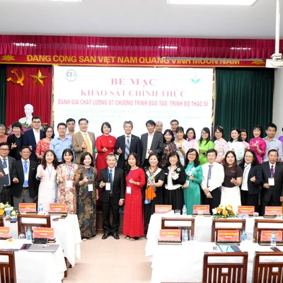 BẾ MẠC ĐỢT KHẢO SÁT CHÍNH THỨC ĐÁNH GIÁ NGOÀI 07 CHƯƠNG TRÌNH ĐÀO TẠO TRÌNH ĐỘ THẠC SĨ